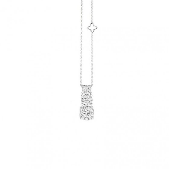 Collana Recarlo Donna Nodo D'Amore in Oro Diamante 0.20 Ct P04TS252/020 - P04TS252/020